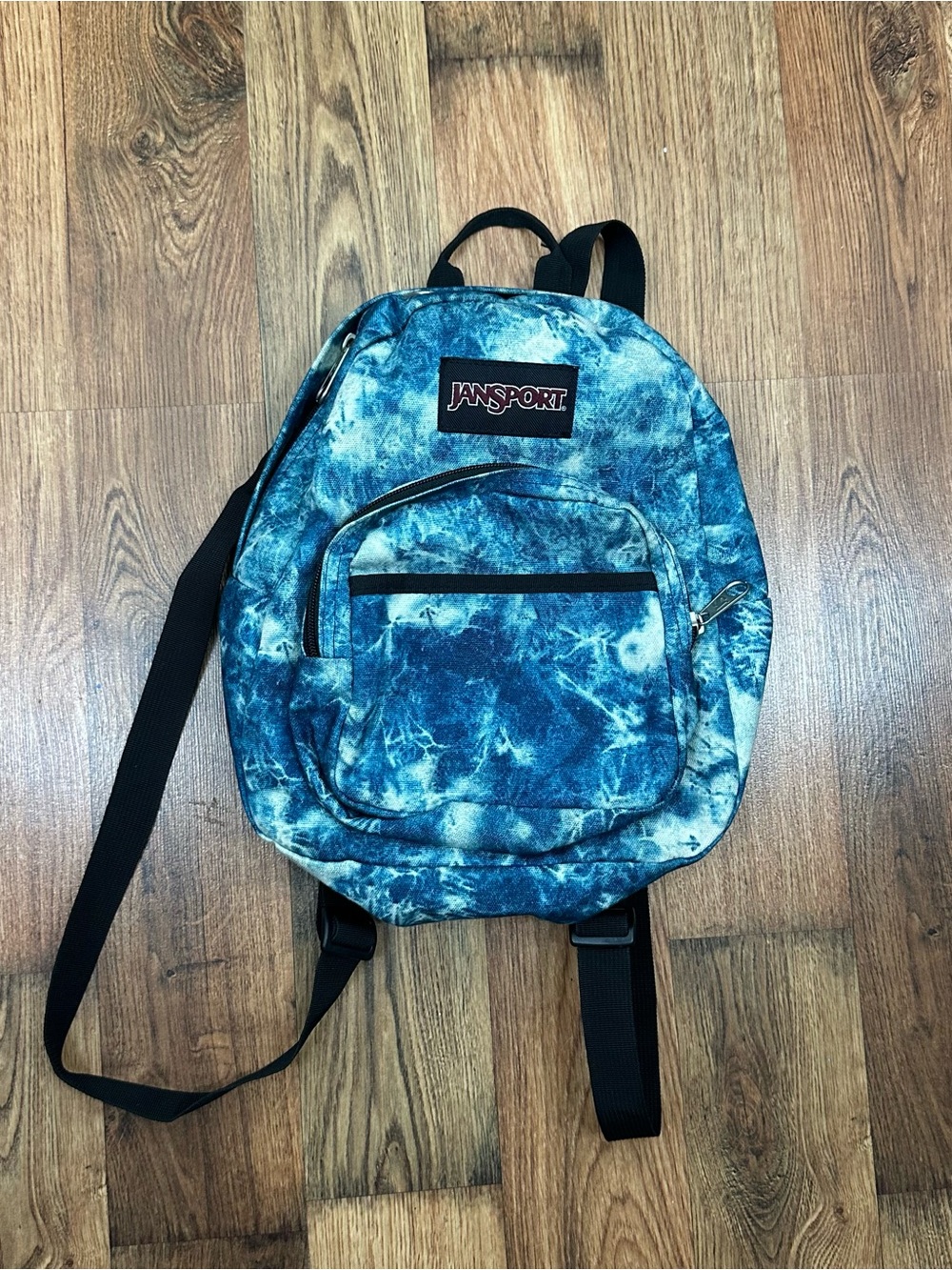 Vintage JanSport Blue Tie-Dye Backpack